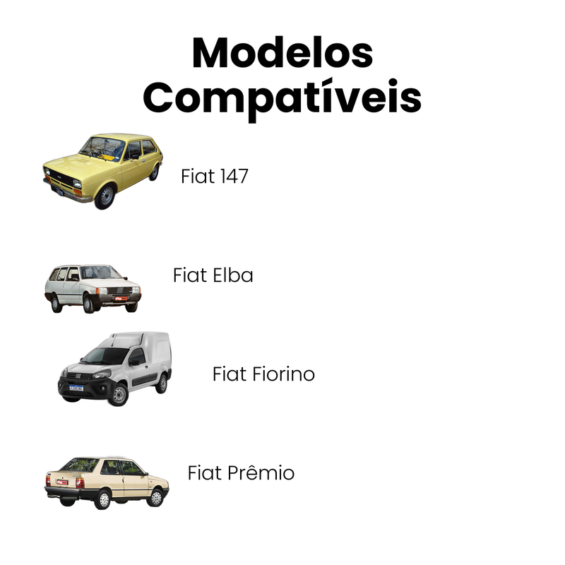 Coxim Mola Tras Dir Esq Fiat 147 76-86 Elba 80-94 Fiorino 74 - Imagem 4