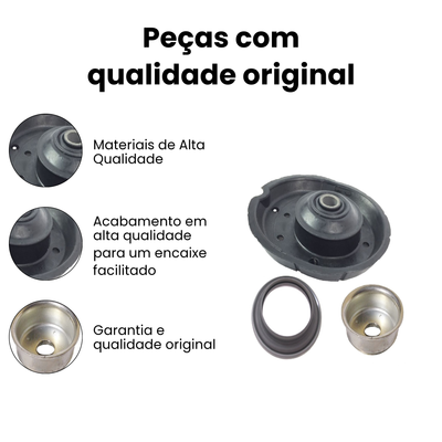 Coxim Amortecedor Dianteiro Direito/Esquerdo Com Rolamento - Imagem 3
