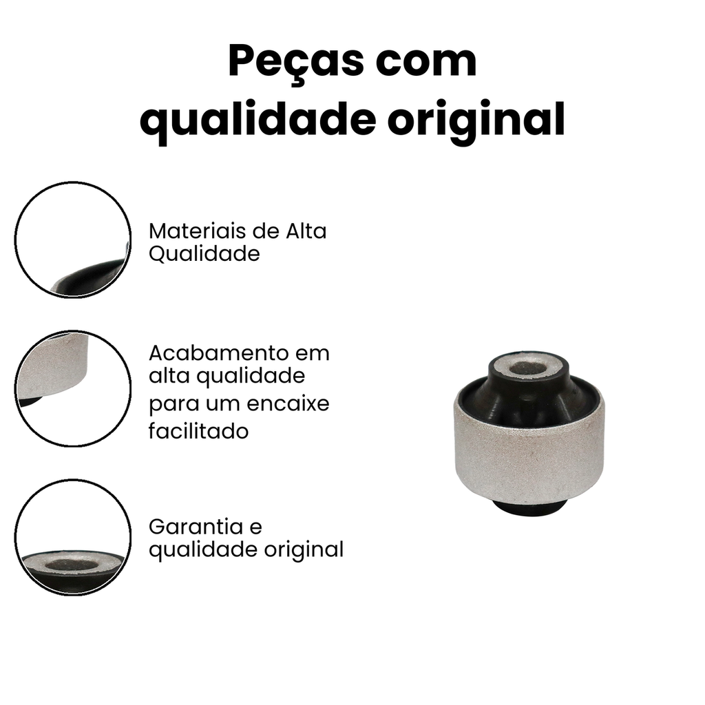 Bucha da Bandeja Traseira Suspensão Dianteira 208 - Imagem 3