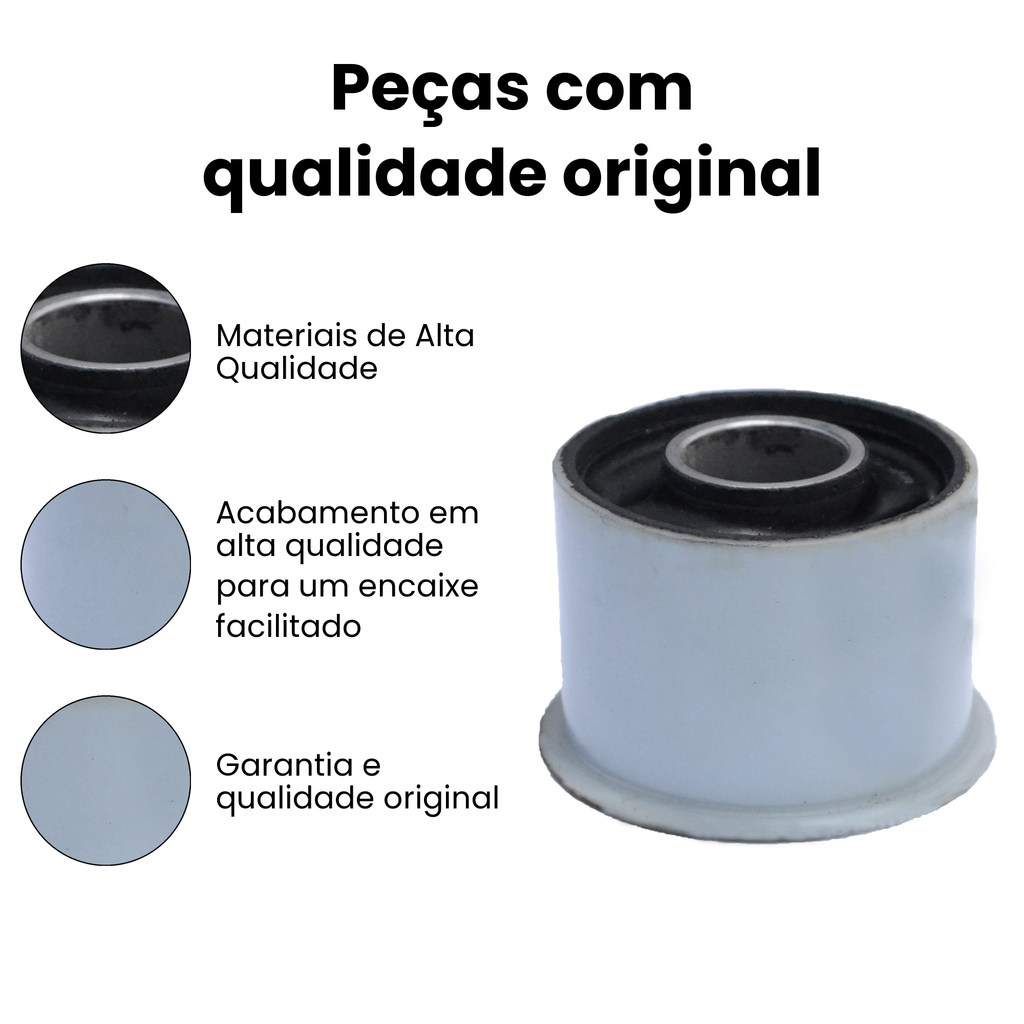 Bucha Bandeja Dianteiro Direito Esquerdo City Fit - Imagem 3