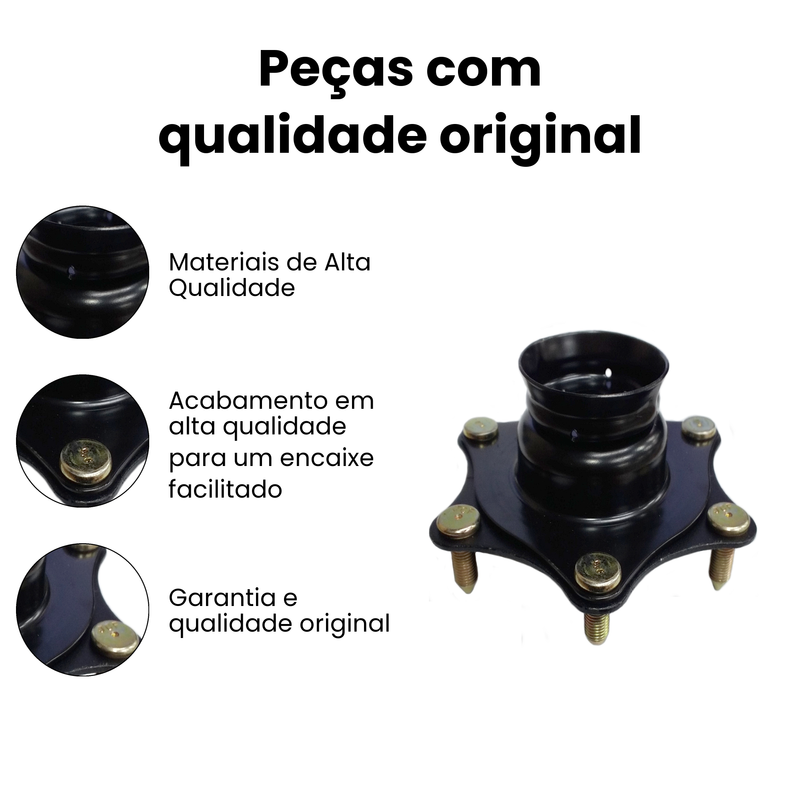 Coxim Amort Diant Dir Esq Honda CR-V 2000 a 2021 - Imagem 3