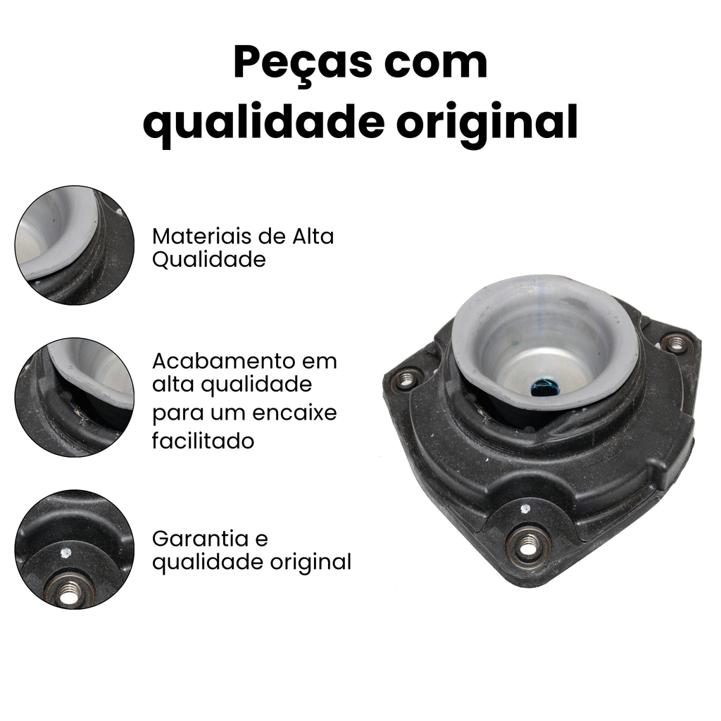 Coxim Amortecedor Dianteiro Esquerdo Nissan Livina - Imagem 3