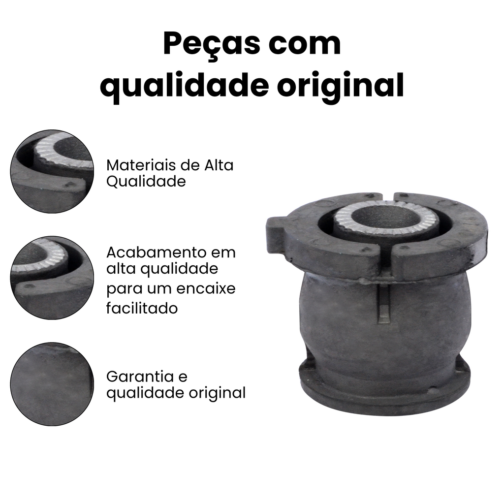Bucha Bandeja Dianteira Toyota Corolla 1993 a 2024 Direita E - Imagem 3
