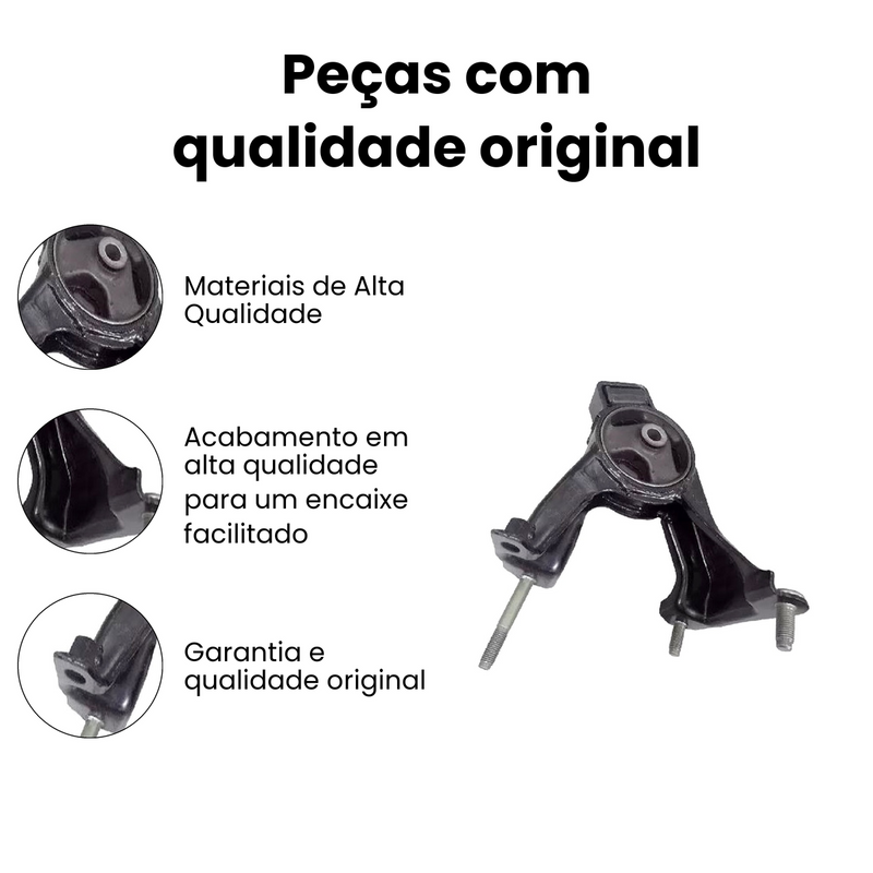 Coxim Motor Tras Dir Toyota Corolla 2002-2008 Fielder 2005 - Imagem 3