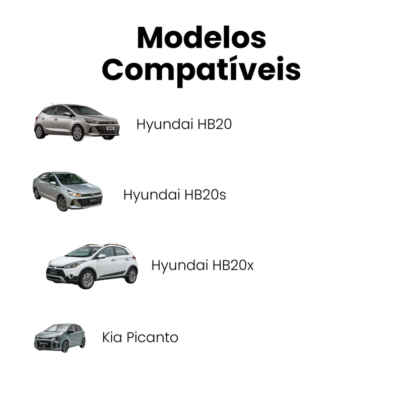 Coxim Amort Tras Hyundai HB20 HB20s HB20x 2012-2020 Kia Pica - Imagem 4