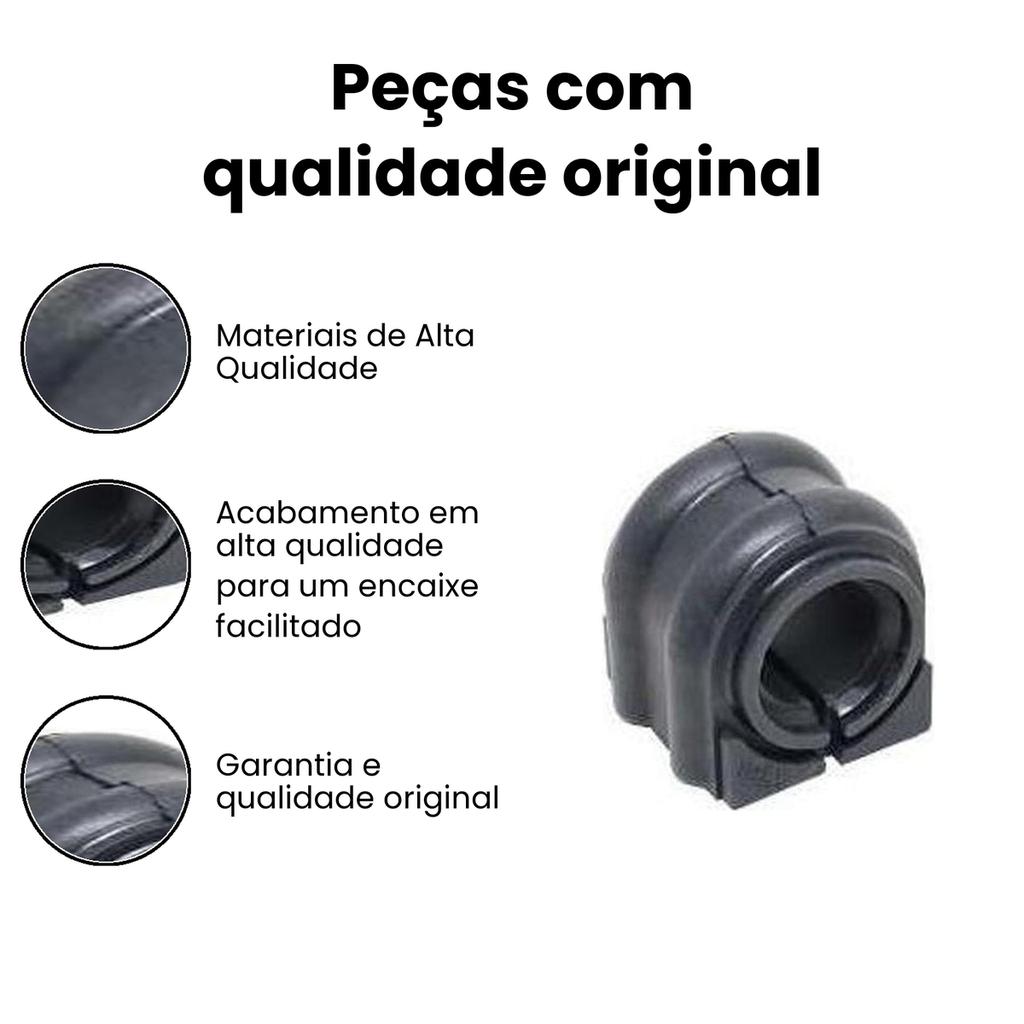 Bucha Barra Estabilizadora Dianteira Santa Tracker - Imagem 3