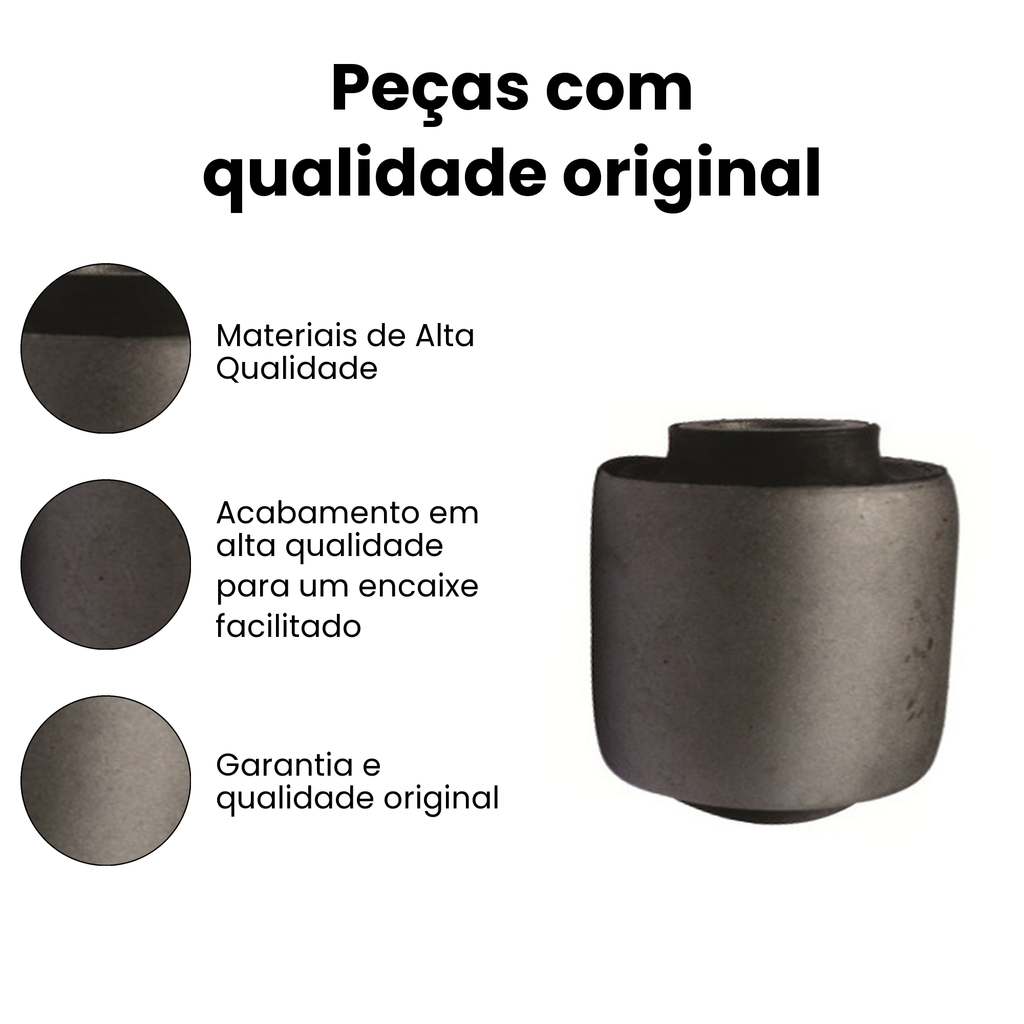 Bucha Bandeja Dianteiro Direito e Esquerdo KIA - Imagem 3