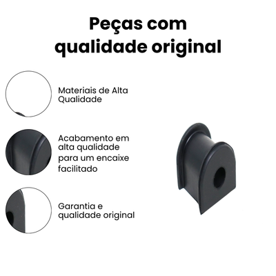 Bucha Barra Estabilizadora Traseiro Toyota Hilux SW4 - Imagem 3
