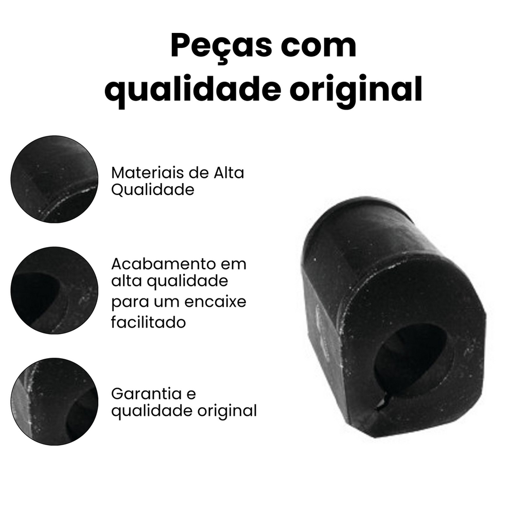 BUCHA DA BARRA ESTABILIZADORA DIANTEIRA DIREITA/ESQUERDA RENAULT MB9032 - Imagem 3