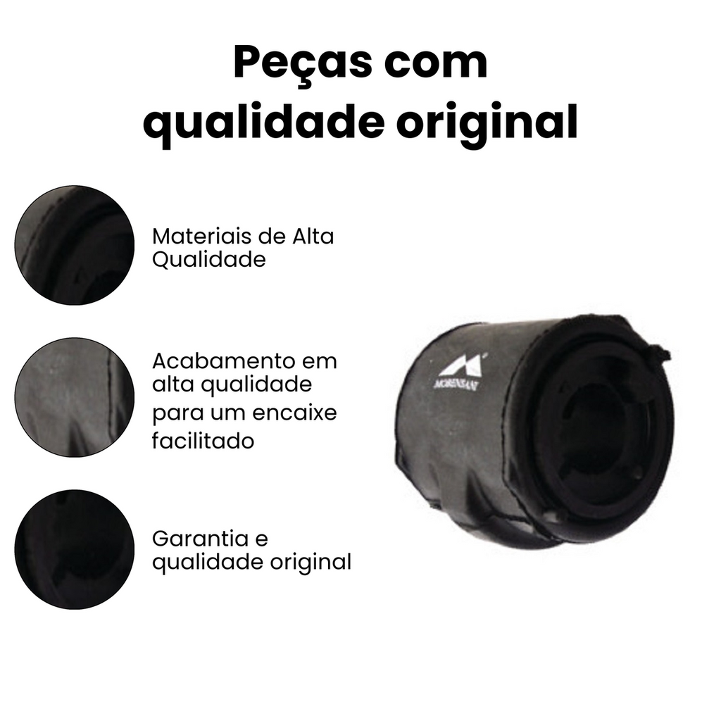 Bucha da Barra Estabilizadora Dianteira CITROEN | PEUGEOT MB9099 - Imagem 3