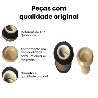 Kit Buchas Bandeja Dianteiro Direito e Esquerdo H100 - Imagem 3