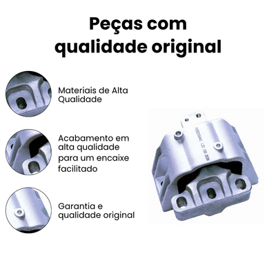 Coxim Motor Diant Dir Audi A3 1.6 1.8 Turbo 1999 a 2009 - Imagem 3