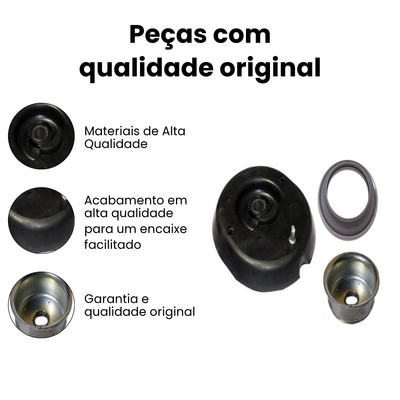 Coxim Amortecedor Dianteiro Esquerdo Com Rolamento C3 - Imagem 3