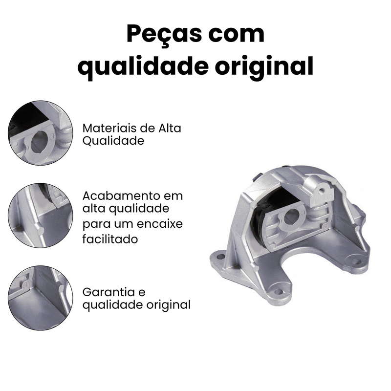 Coxim Motor Tras Esq Fiat Doblo 2002-2023 Idea 2006-2010 - Imagem 3