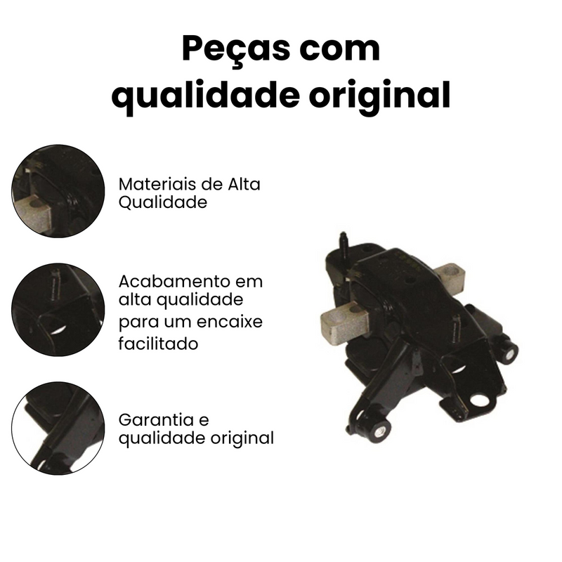 Coxim Motor Tras Esq VW Fox 1990-2011 SpaceFox CrossFox Polo - Imagem 3