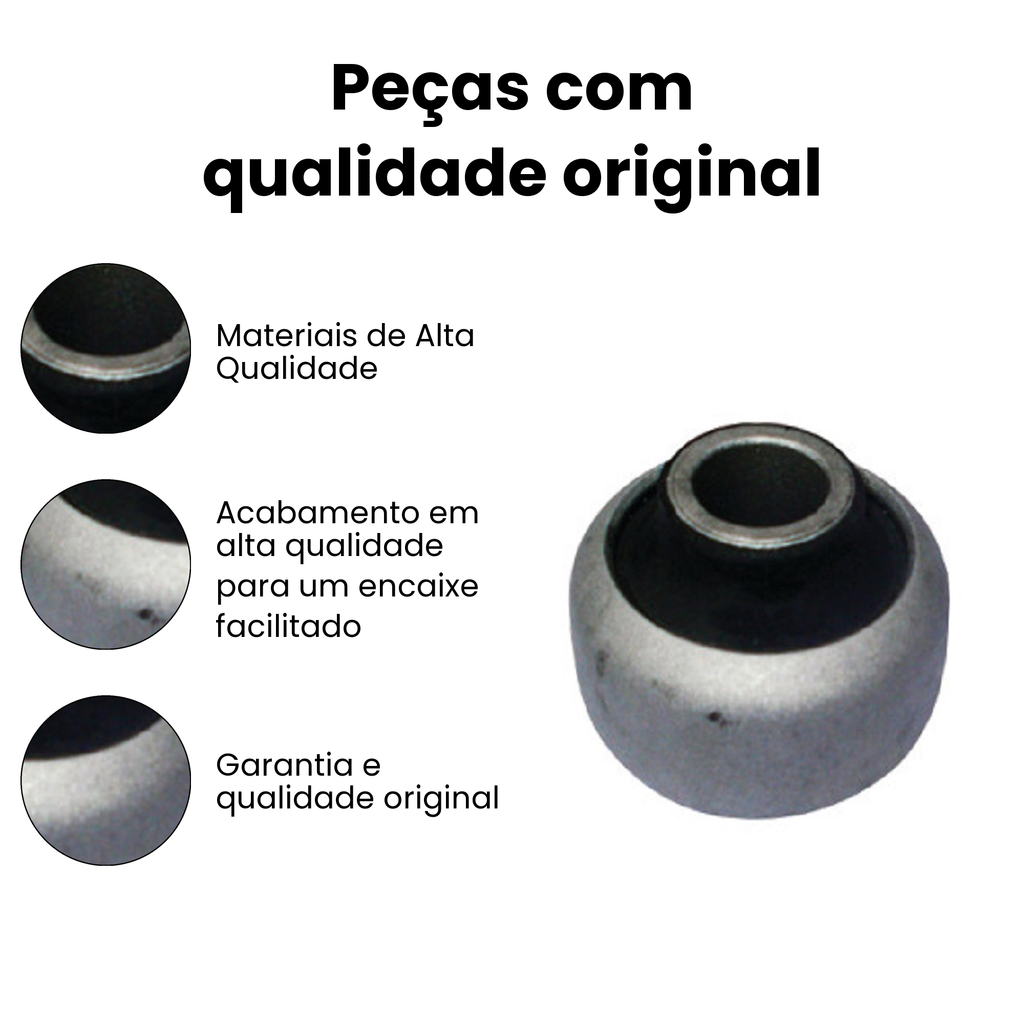 Bucha Bandeja Dianteiro Direito/Esquerdo Citroen C3 - Imagem 3