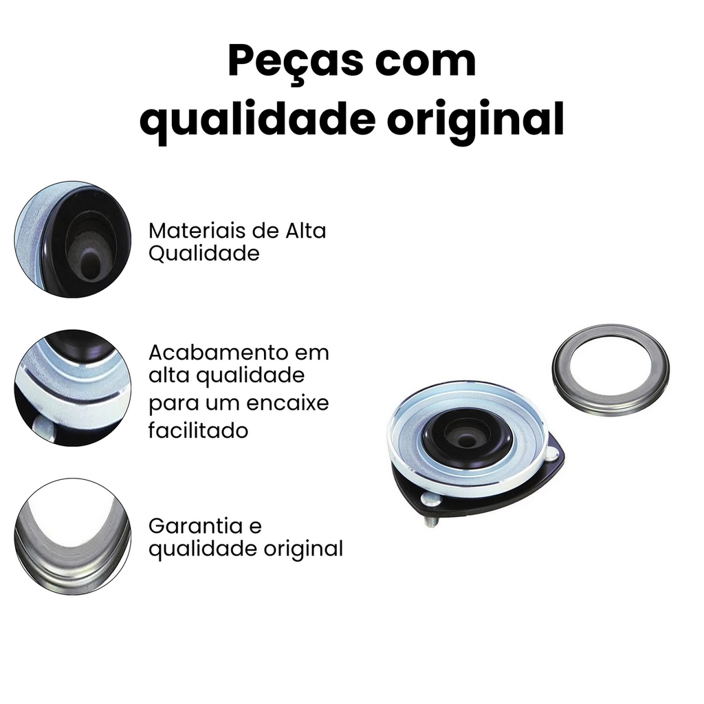 COXIM AMORTECEDOR DIANTEIRO DIREITO/ESQUERDO COM ROLAMENTO HONDA MB9277A - Imagem 3