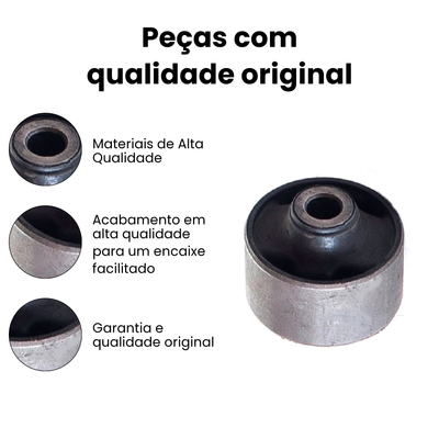 Bucha Bandeja Dianteira Direito Esquerdo HB20 Hyundai Kia - Imagem 3