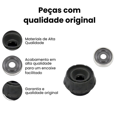 Coxim Amortecedor Dianteiro Dir/Esq Logan Sandero - Imagem 3