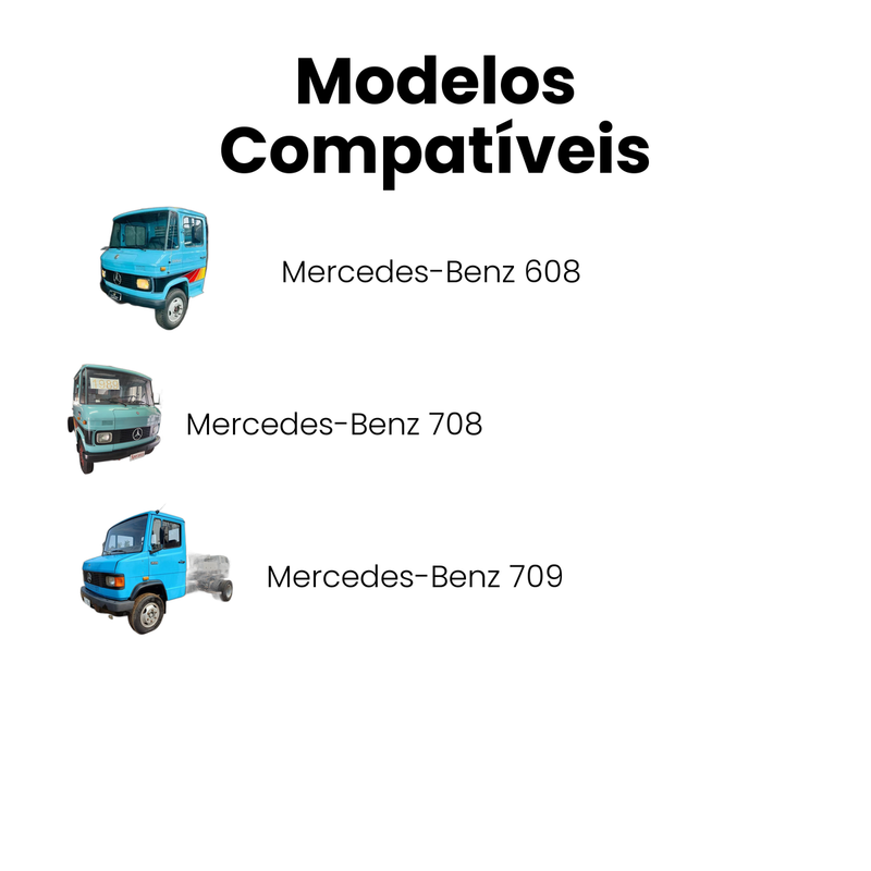 Par Coxim Silencioso Diant Dir Esq Mercedes-Benz 608 708 709 199 - Imagem 4