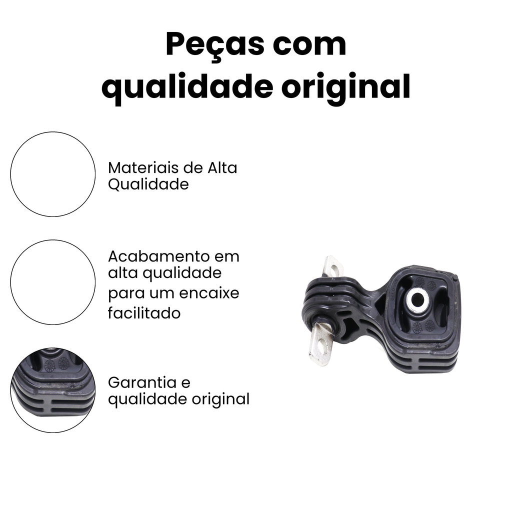Coxim Motor Traseiro Direito/Esquerdo Honda Civic - Imagem 3