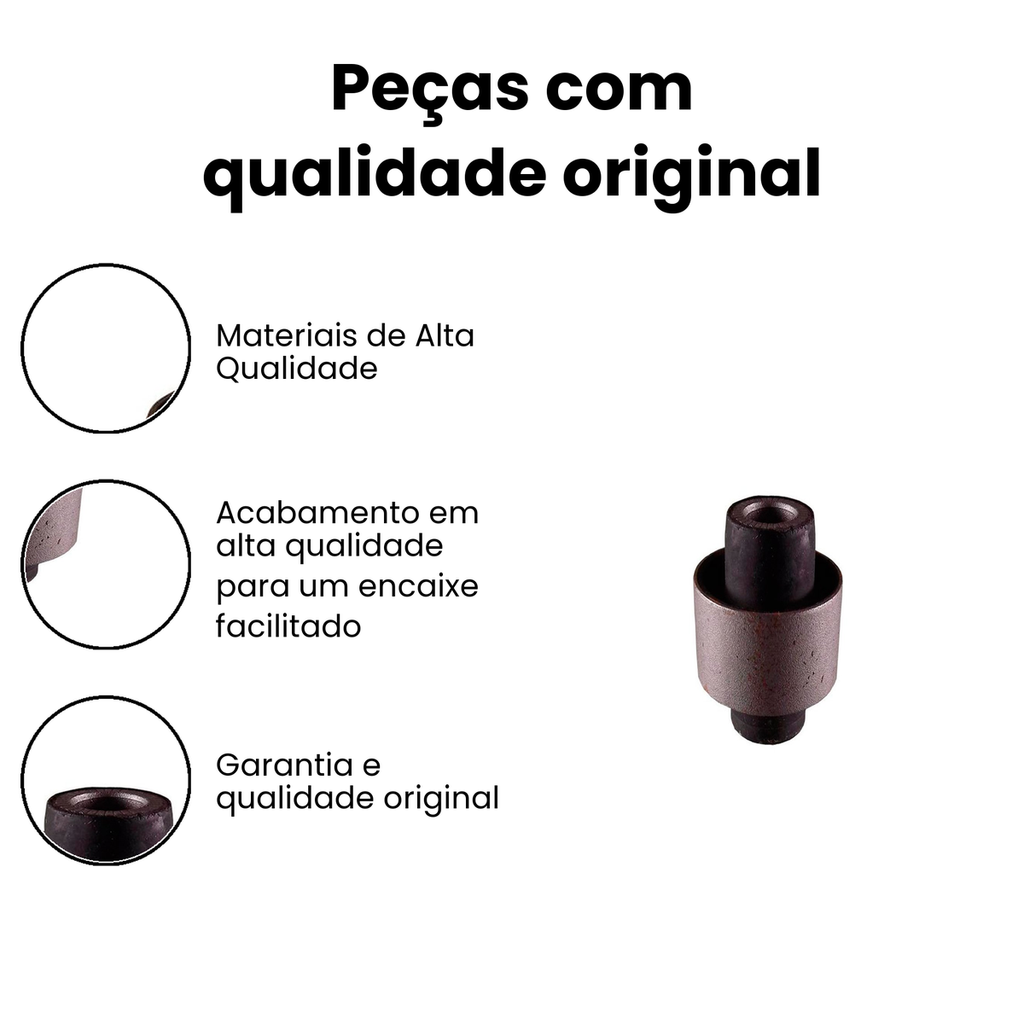 Bucha da Bandeja Traseira Kwid (Direito/Esquerdo) - Imagem 3