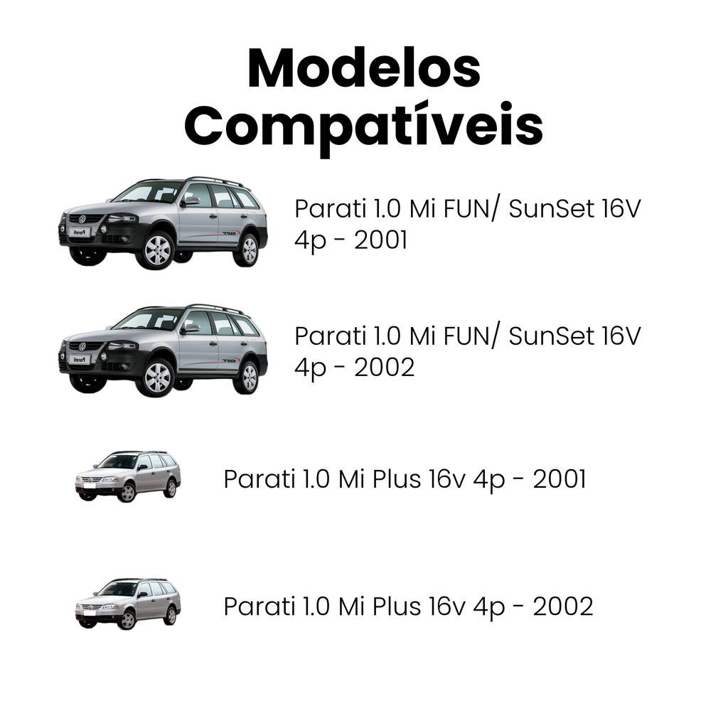 Mola a Gás Porta Malas Volkswagen Parati 1996-2014 - Imagem 4