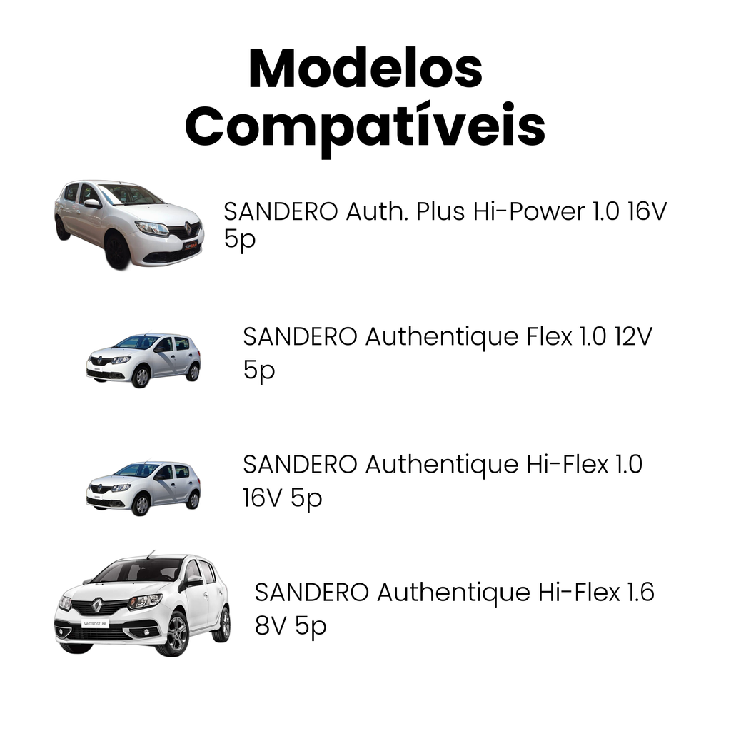 Mola a Gás Tampa Traseira Renault Sandero (2008-2015) - Imagem 4