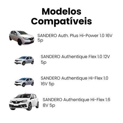Mola a Gás Tampa Traseira Renault Sandero (2008-2015) - Imagem 4