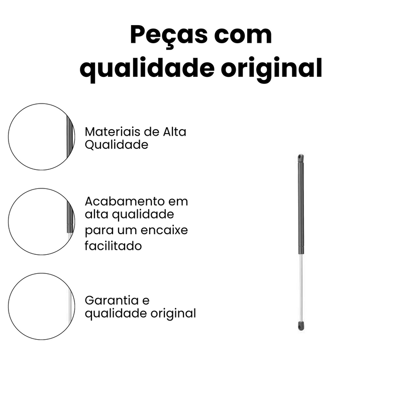 Mola a Gás Convencional Ford Focus Sedan 01 00 - 07 14 - Imagem 3