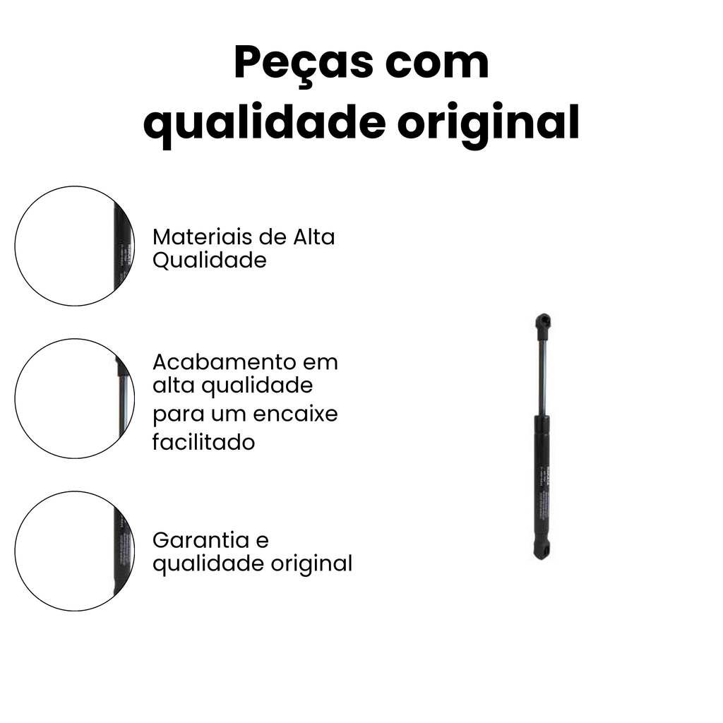 Mola a Gás Volkswagen Polo Sedan Original MG-17284 - Imagem 3