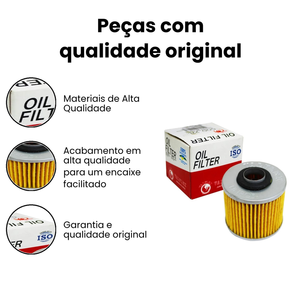 Filtro Óleo CB300/TWIST/NX/XLX XR XLX - Imagem 2