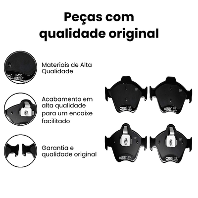 Pastilha de Freio Dianteiro COBREQ Fiesta Fiesta - Imagem 3