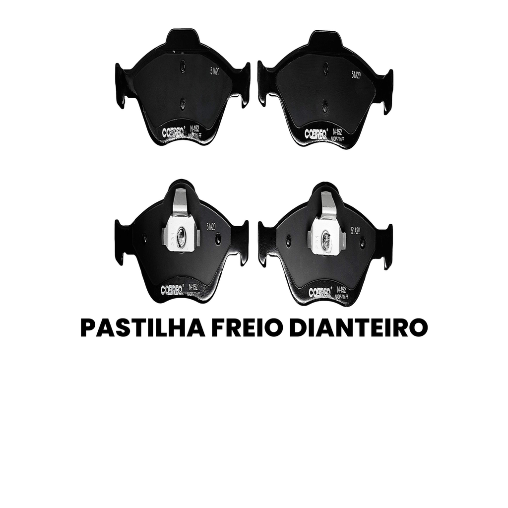 Pastilha de Freio Dianteiro COBREQ Fiesta Fiesta - Imagem 2