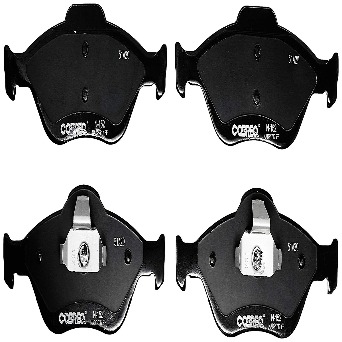 Pastilha de Freio Dianteiro COBREQ Fiesta Fiesta