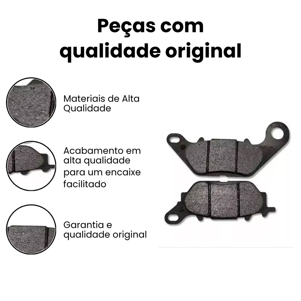 Pastilha Freio Diant. Fazer150/Factor150 - Cobreq - Imagem 3