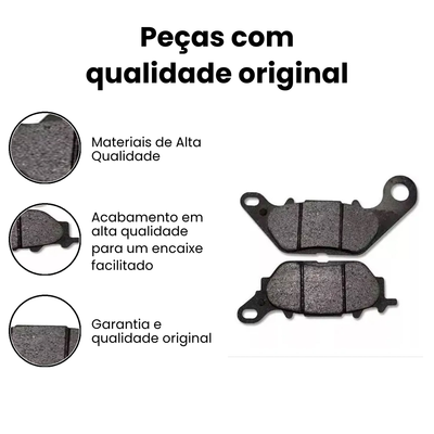 Pastilha Freio Diant. Fazer150/Factor150 - Cobreq - Imagem 3