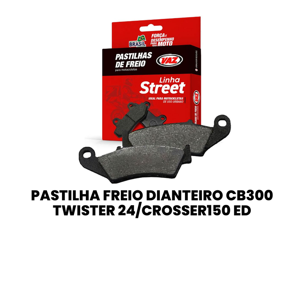 Pastilha Freio Dianteira CB300, Crosser 150, PCX e XTZ - Imagem 2