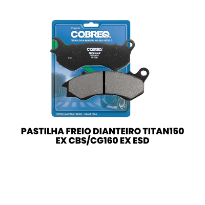 Pastilha Freio Diant. Titan150 EX CBS/CG160 EX ESD - CG - Imagem 2