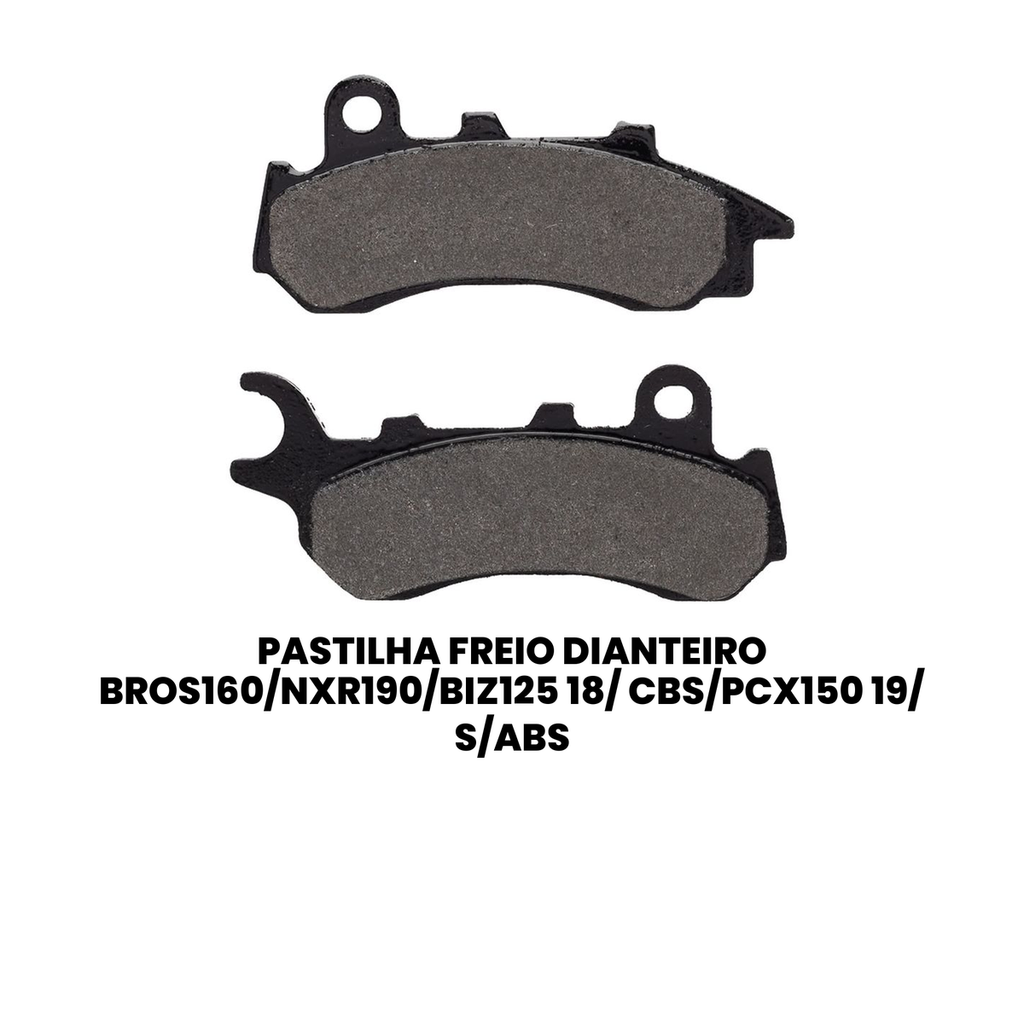 Pastilha Freio Diant. Bros 160/NXR 190/Biz 125/PCX 150 - - Imagem 2