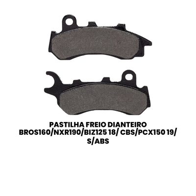 Pastilha Freio Diant. Bros 160/NXR 190/Biz 125/PCX 150 - - Imagem 2