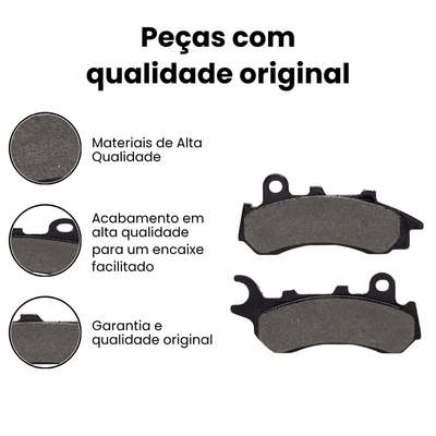 Pastilha Freio Diant. Bros 160/NXR 190/Biz 125/PCX 150 - - Imagem 3