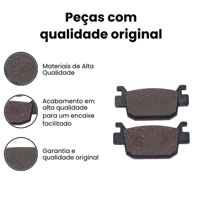 Pastilha Freio Traseiro PCX150 c/ ABS - PCX SH - Imagem 3