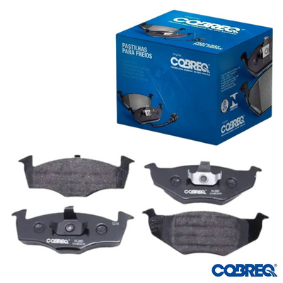 Pastilha de Freio Dianteiro COBREQ Fox Saveiro - Imagem 1