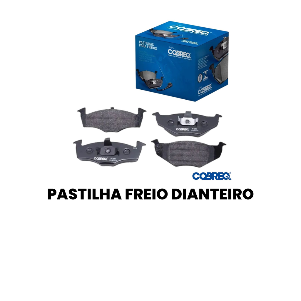 Pastilha de Freio Dianteiro COBREQ Fox Saveiro - Imagem 2