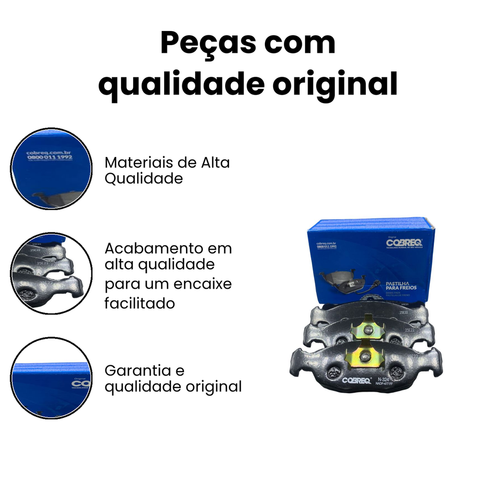 Pastilha de Freio Dianteiro Corsa Corsa - Imagem 3
