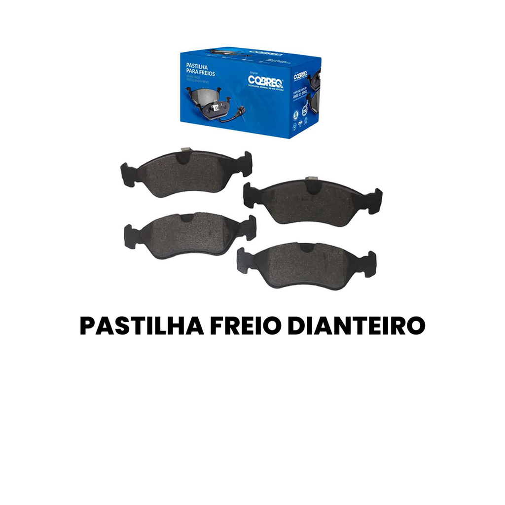 Pastilha de Freio Dianteiro COBREQ Omega Vectra - Imagem 2