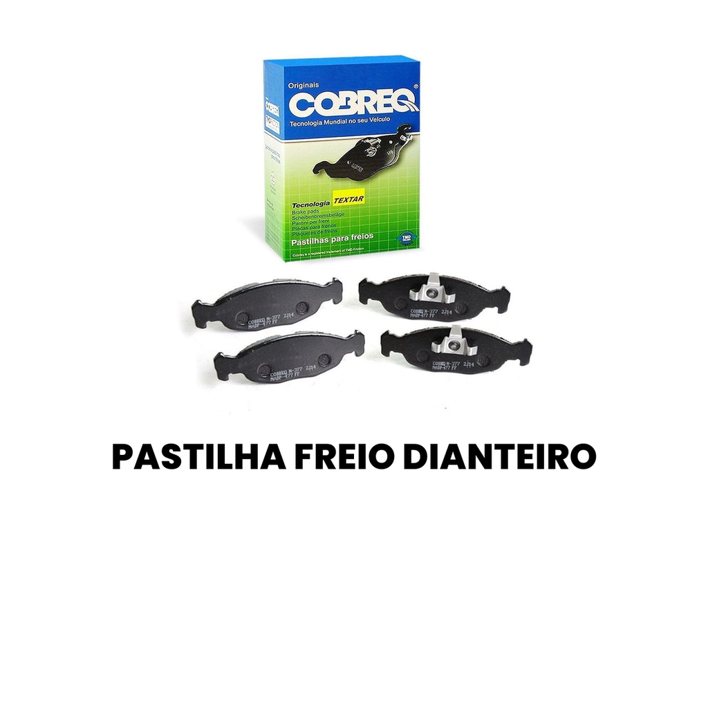 Pastilha de Freio Dianteiro Agile Classic - COBREQ - Imagem 2