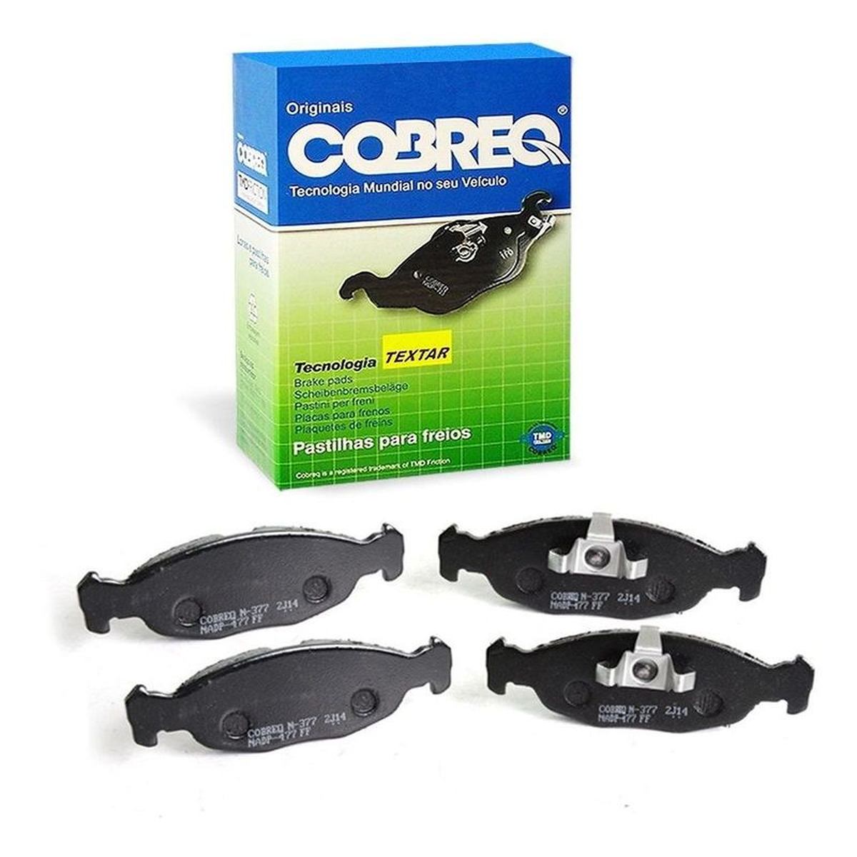 Pastilha de Freio Dianteiro Agile Classic - COBREQ