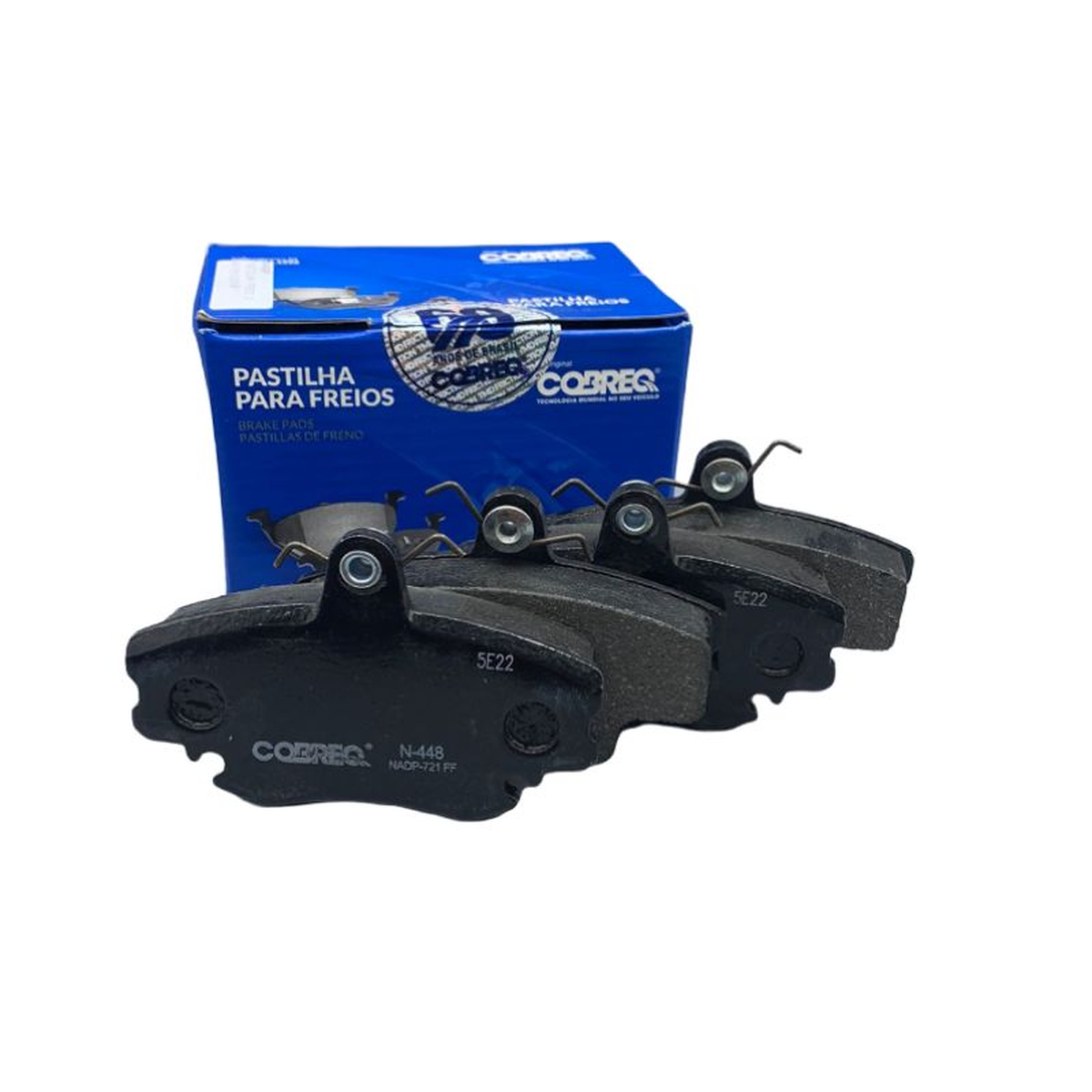 Pastilha de Freio Dianteiro Sandero Clio - Cobreq